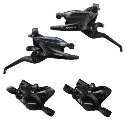 СЕТ ДИСКОВИ СПИРАЧКИ И КОМАНДИ: SHIMANO ALTUS ST-EF505+BR-MT200 /3X9 SPEED/