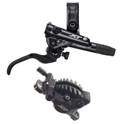 ЗАДНА ДИСКОВА СПИРАЧКА: SHIMANO DEORE XT BL-M8100/BR-M8100 /МЕТАЛНИ НАКЛАДКИ ОРЕБРЕНИ