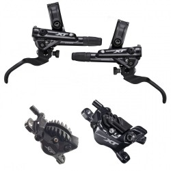 СЕТ ДИСКОВИ СПИРАЧКИ: SHIMANO DEORE XT BL-M8100/BR-M8120F+BR-M8100R METAL PAD – J-KIT