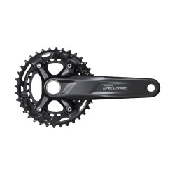 КУРБЕЛИ: SHIMANO DEORE FC-M5100-2 /36-26T/ -175 mm.