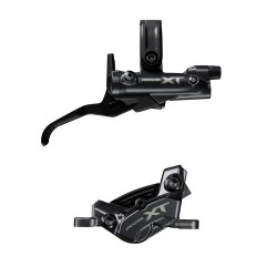 ЗАДНА ДИСКОВА СПИРАЧКА: SHIMANO DEORE XT BL-M8200/BR-M8220 /МЕТАЛНИ НАКЛАДКИ ОРЕБРЕНИ
