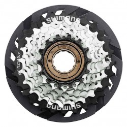 ВЕНЕЦ КАСЕТА НА РЕЗБА: SHIMANO TOURNEY MF-TZ510-7 СКОРОСТИ /14-28Т/ PROTECTOR