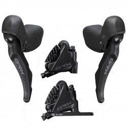 КОМАНДИ СПИРАЧКИ ХИДРАВЛИЧНИ/СКОРОСТИ: SHIMANO GRX ST-RX600 + BR-RX400/КОМПЛЕКТ/ J-KIT