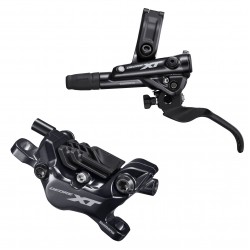 ПРЕДНА ДИСКОВА СПИРАЧКА: SHIMANO DEORE XT BL-M8100/BR-M8120 /ОРГАНИЧНИ НАКЛАДКИ ОРЕБРЕНИ