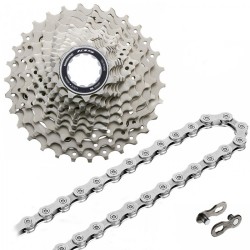 СЕТ ВЕНЕЦ КАСЕТА И ВЕРИГА: SHIMANO 105 R7000 /12-25T/